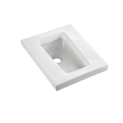 Modern design high quality ceramic white toilet floor mounted squat pan wc squatting